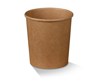 Soup PE coated brown kraft bowl 32oz 500pc/ctn